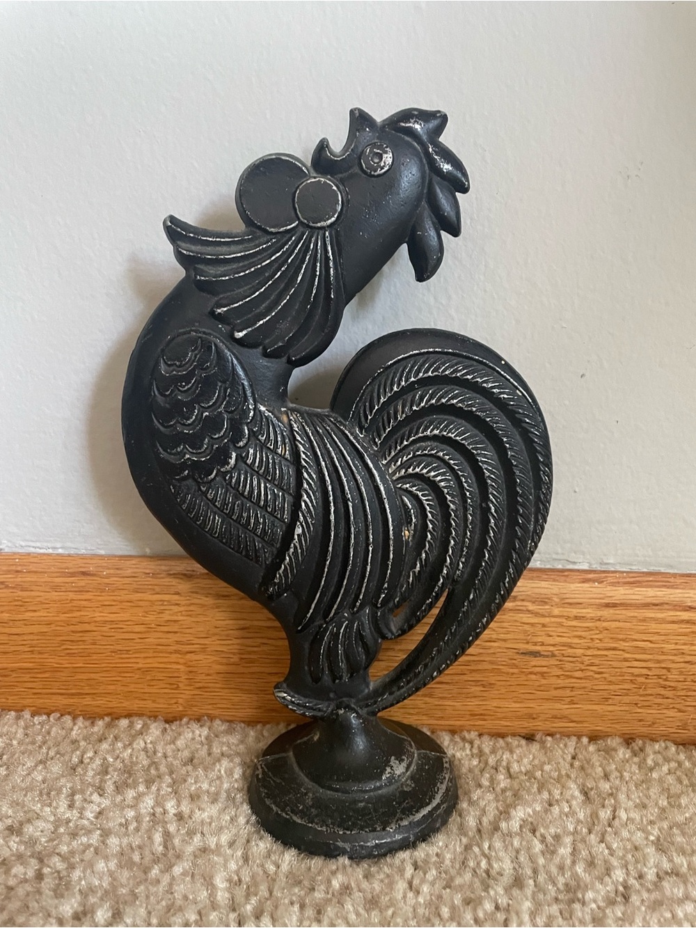 Decorative Metal Rooster - Picture 2 of 3